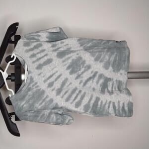 NWT Splendid Boy's Gray Tie-Dye 2 Piece Set Shirt/Shorts Size 7